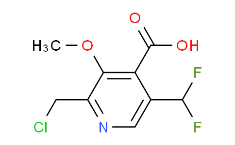 2-(Chloromethyl)-5-(difluoromethyl)-3-methoxypyridine-4-carboxylic acid