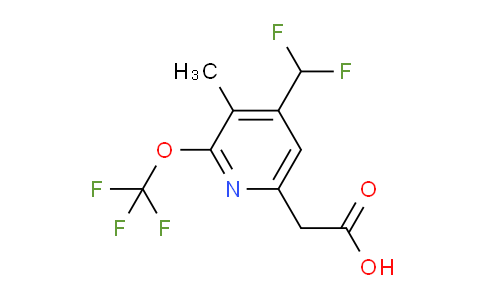 AM202307 | 1361785-30-9 | 4-(Difluoromethyl)-3-methyl-2-(trifluoromethoxy)pyridine-6-acetic acid