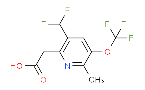 AM202310 | 1361921-39-2 | 5-(Difluoromethyl)-2-methyl-3-(trifluoromethoxy)pyridine-6-acetic acid