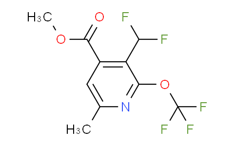 AM202317 | 1361911-42-3 | Methyl 3-(difluoromethyl)-6-methyl-2-(trifluoromethoxy)pyridine-4-carboxylate