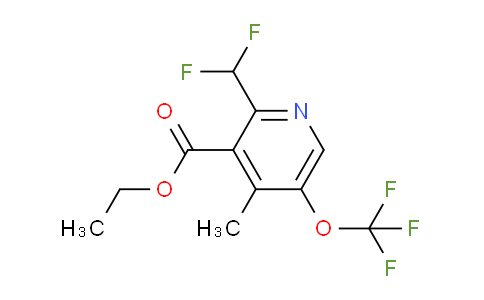 AM202321 | 1361809-86-0 | Ethyl 2-(difluoromethyl)-4-methyl-5-(trifluoromethoxy)pyridine-3-carboxylate