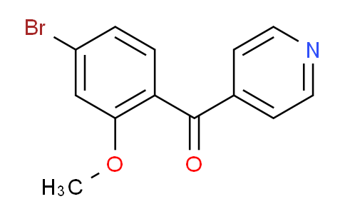AM202324 | 1261753-08-5 | 4-(4-Bromo-2-methoxybenzoyl)pyridine