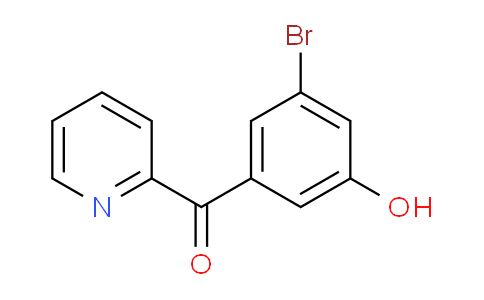 2-(3-Bromo-5-hydroxybenzoyl)pyridine