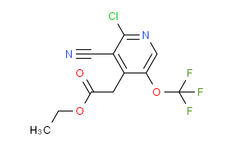 AM20233 | 1806112-84-4 | Ethyl 2-chloro-3-cyano-5-(trifluoromethoxy)pyridine-4-acetate