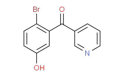 3-(2-Bromo-5-hydroxybenzoyl)pyridine