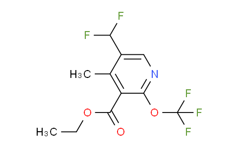 AM202336 | 1361810-00-5 | Ethyl 5-(difluoromethyl)-4-methyl-2-(trifluoromethoxy)pyridine-3-carboxylate
