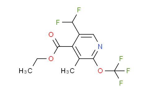 AM202342 | 1361736-83-5 | Ethyl 5-(difluoromethyl)-3-methyl-2-(trifluoromethoxy)pyridine-4-carboxylate