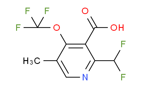 AM202345 | 1361815-01-1 | 2-(Difluoromethyl)-5-methyl-4-(trifluoromethoxy)pyridine-3-carboxylic acid