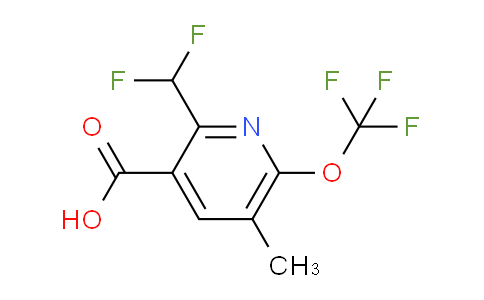 AM202346 | 1361809-06-4 | 2-(Difluoromethyl)-5-methyl-6-(trifluoromethoxy)pyridine-3-carboxylic acid