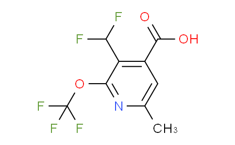 AM202372 | 1361790-78-4 | 3-(Difluoromethyl)-6-methyl-2-(trifluoromethoxy)pyridine-4-carboxylic acid