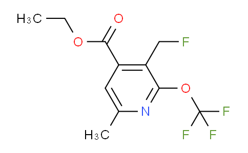 AM202403 | 1361794-11-7 | Ethyl 3-(fluoromethyl)-6-methyl-2-(trifluoromethoxy)pyridine-4-carboxylate