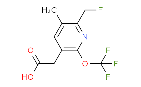 AM202405 | 1361782-75-3 | 2-(Fluoromethyl)-3-methyl-6-(trifluoromethoxy)pyridine-5-acetic acid