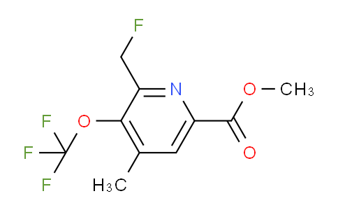AM202414 | 1361734-63-5 | Methyl 2-(fluoromethyl)-4-methyl-3-(trifluoromethoxy)pyridine-6-carboxylate