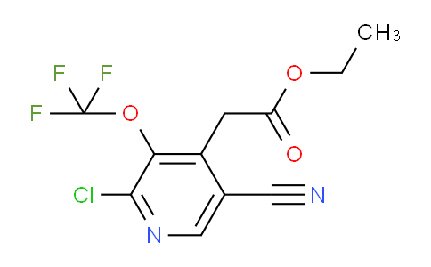 AM20243 | 1804361-62-3 | Ethyl 2-chloro-5-cyano-3-(trifluoromethoxy)pyridine-4-acetate
