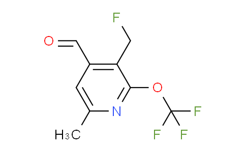 3-(Fluoromethyl)-6-methyl-2-(trifluoromethoxy)pyridine-4-carboxaldehyde