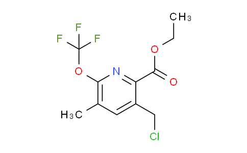 AM202441 | 1361710-69-1 | Ethyl 3-(chloromethyl)-5-methyl-6-(trifluoromethoxy)pyridine-2-carboxylate