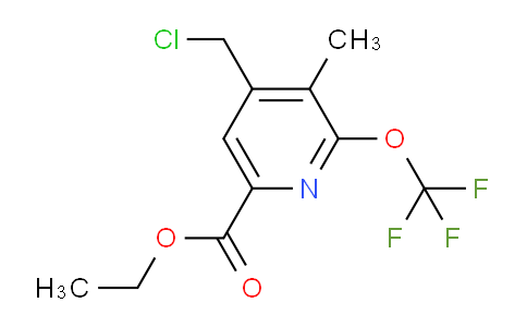 AM202444 | 1361853-21-5 | Ethyl 4-(chloromethyl)-3-methyl-2-(trifluoromethoxy)pyridine-6-carboxylate