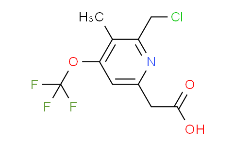 AM202448 | 1361898-59-0 | 2-(Chloromethyl)-3-methyl-4-(trifluoromethoxy)pyridine-6-acetic acid