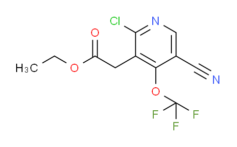 AM20245 | 1804630-80-5 | Ethyl 2-chloro-5-cyano-4-(trifluoromethoxy)pyridine-3-acetate