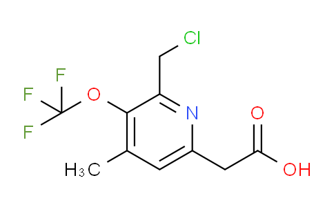 AM202450 | 1361916-73-5 | 2-(Chloromethyl)-4-methyl-3-(trifluoromethoxy)pyridine-6-acetic acid