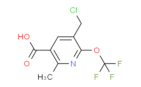 AM202456 | 1361758-00-0 | 3-(Chloromethyl)-6-methyl-2-(trifluoromethoxy)pyridine-5-carboxylic acid