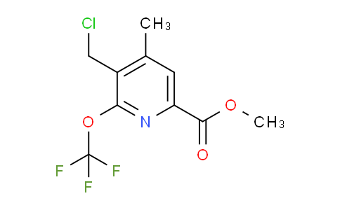 AM202465 | 1361807-69-3 | Methyl 3-(chloromethyl)-4-methyl-2-(trifluoromethoxy)pyridine-6-carboxylate