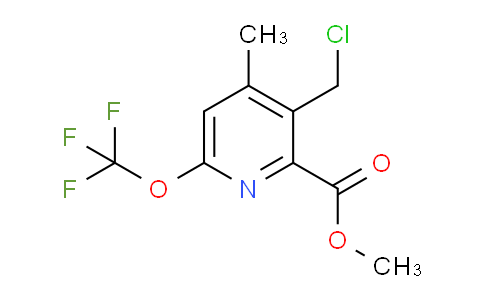 AM202466 | 1361817-99-3 | Methyl 3-(chloromethyl)-4-methyl-6-(trifluoromethoxy)pyridine-2-carboxylate