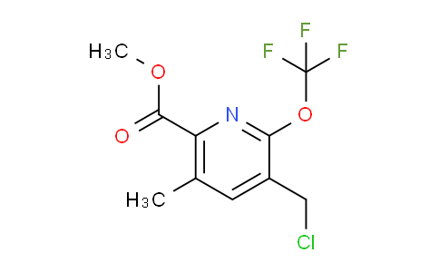Methyl 3-(chloromethyl)-5-methyl-2-(trifluoromethoxy)pyridine-6-carboxylate