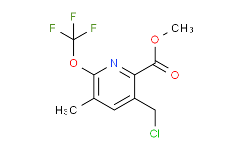 Methyl 3-(chloromethyl)-5-methyl-6-(trifluoromethoxy)pyridine-2-carboxylate