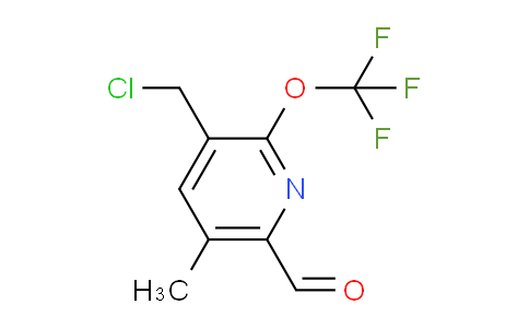 AM202475 | 1361921-10-9 | 3-(Chloromethyl)-5-methyl-2-(trifluoromethoxy)pyridine-6-carboxaldehyde