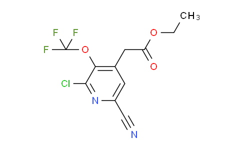 AM20248 | 1804549-05-0 | Ethyl 2-chloro-6-cyano-3-(trifluoromethoxy)pyridine-4-acetate