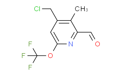 AM202480 | 1361772-19-1 | 4-(Chloromethyl)-3-methyl-6-(trifluoromethoxy)pyridine-2-carboxaldehyde