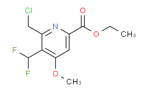 AM202515 | 1361875-52-6 | Ethyl 2-(chloromethyl)-3-(difluoromethyl)-4-methoxypyridine-6-carboxylate