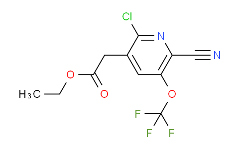 AM20252 | 1804630-84-9 | Ethyl 2-chloro-6-cyano-5-(trifluoromethoxy)pyridine-3-acetate