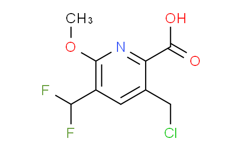 3-(Chloromethyl)-5-(difluoromethyl)-6-methoxypyridine-2-carboxylic acid
