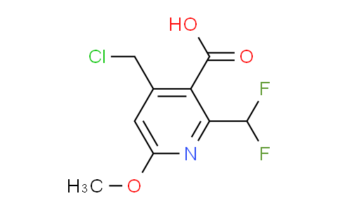 4-(Chloromethyl)-2-(difluoromethyl)-6-methoxypyridine-3-carboxylic acid