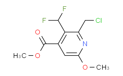 Methyl 2-(chloromethyl)-3-(difluoromethyl)-6-methoxypyridine-4-carboxylate