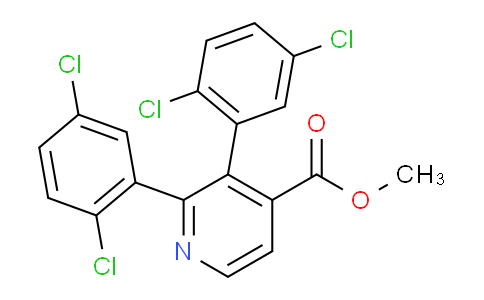 AM202568 | 1361878-02-5 | Methyl 2,3-bis(2,5-dichlorophenyl)isonicotinate