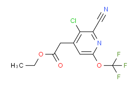 AM20258 | 1803911-10-5 | Ethyl 3-chloro-2-cyano-6-(trifluoromethoxy)pyridine-4-acetate