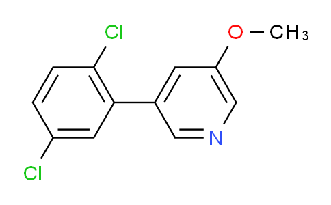 3-(2,5-Dichlorophenyl)-5-methoxypyridine