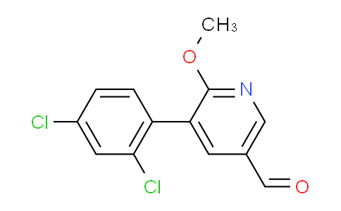 5-(2,4-Dichlorophenyl)-6-methoxynicotinaldehyde