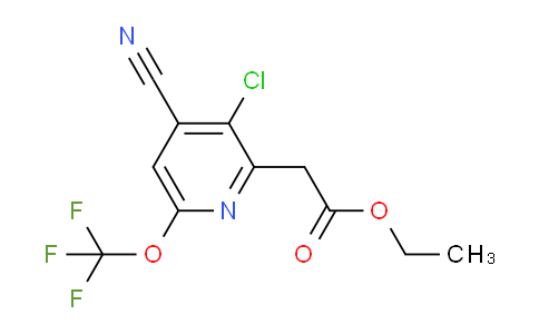 AM20264 | 1804549-34-5 | Ethyl 3-chloro-4-cyano-6-(trifluoromethoxy)pyridine-2-acetate