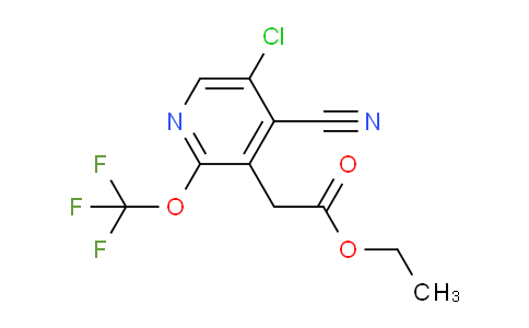 AM20265 | 1804613-16-8 | Ethyl 5-chloro-4-cyano-2-(trifluoromethoxy)pyridine-3-acetate