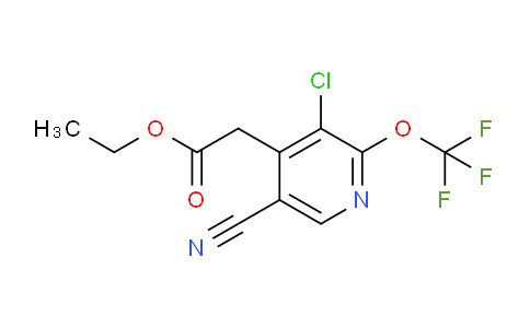 AM20266 | 1806113-22-3 | Ethyl 3-chloro-5-cyano-2-(trifluoromethoxy)pyridine-4-acetate