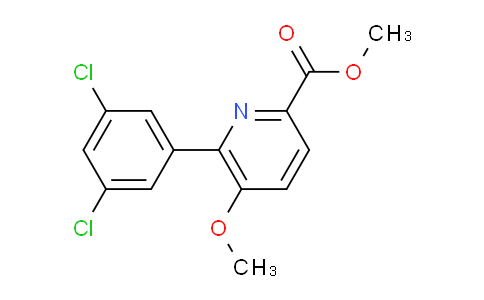 AM202679 | 1361707-90-5 | Methyl 6-(3,5-dichlorophenyl)-5-methoxypicolinate