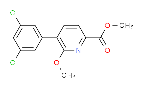 AM202680 | 1361876-51-8 | Methyl 5-(3,5-dichlorophenyl)-6-methoxypicolinate