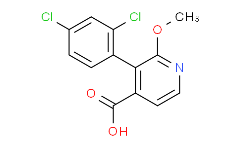 3-(2,4-Dichlorophenyl)-2-methoxyisonicotinic acid
