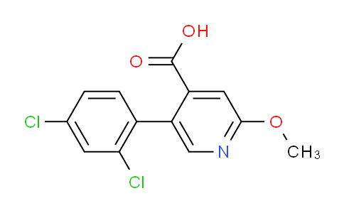 5-(2,4-Dichlorophenyl)-2-methoxyisonicotinic acid