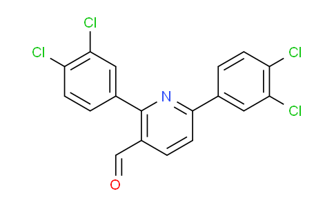 2,6-Bis(3,4-dichlorophenyl)nicotinaldehyde
