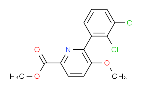 AM202719 | 1361677-10-2 | Methyl 6-(2,3-dichlorophenyl)-5-methoxypicolinate